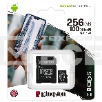 Флеш карта microSDHC 256GB microSDXC Class10 Kingston <SDCS2/256GB> UHS-I Canvas Select up to 100MB/s с адапт., фото2