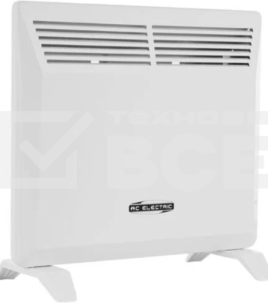Конвектор AC Electric ACE/CMM-2000 белый, 2000 Вт, 20 м2, термостат