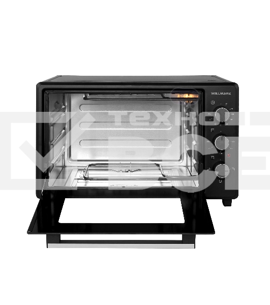 Мини-печь Willmark WOF-405BL (40л,эмал.внутр.поверх,лампа,таймер, черн., 1400Вт)