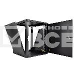 Шкаф телекоммуникационный настенный разборный ЦМО ЭКОНОМ 12U (600 x 350) дверь металл, черный (ШРН-Э-12.350.1-9005), фото5