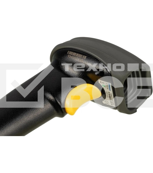 Сканер штрих-кода ручной Mindeo MD6600-HD 1D/2D имидж, проводной, RS-232/USB, чёрный