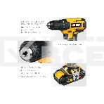 Дрель-шуруповерт аккумуляторная STEHER CD-200-1, Аккумуляторная, 20В, фото16