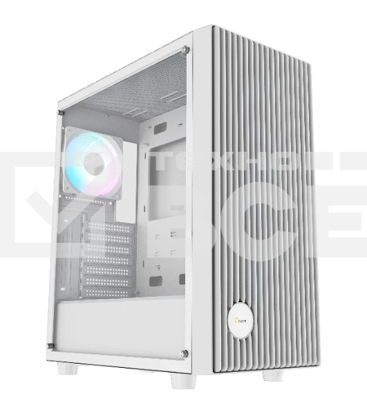 Корпус  Ocypus Gamma C70 WH ARGB  ATX / win / white / 4 ARGB fans / no PSU / Tempered Glass