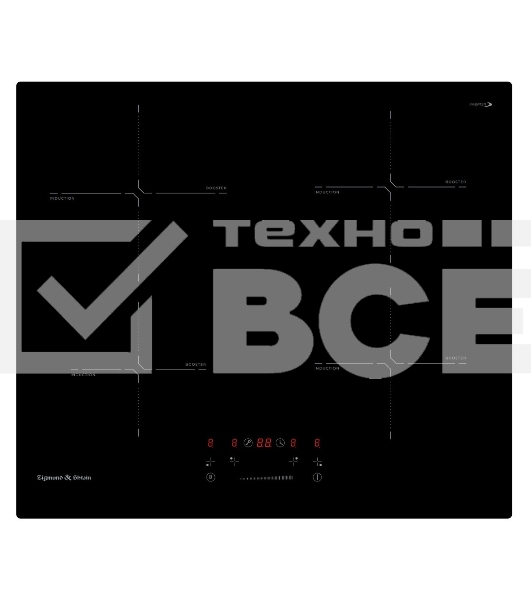 Индукционная варочная панель Zigmund & Shtain CI 60.6 B черный