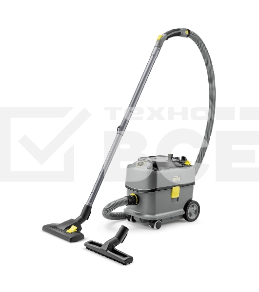 Пылесос Karcher T 10/1 Adv серый/черный, 500 Вт, уборка сухая, пылесборник мешок/контейнер, 10 л
