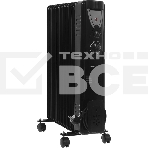 Масляный обогреватель Centek CT-6202 (11 секций) черный, 2500 Вт, 25 м2, термостат, фото7