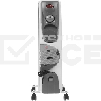 Масляный обогреватель Centek CT-6203-9 (9 секций) белый, 2400 Вт, 20 м2, 3 режима, термостат, фото2