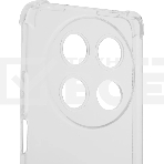 Чехол (клип-кейс) BoraSCO для Huawei Nova 12i Bumper Case прозрачный, фото4