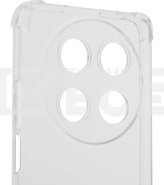 Чехол (клип-кейс) BoraSCO для Huawei Nova 12i Bumper Case прозрачный