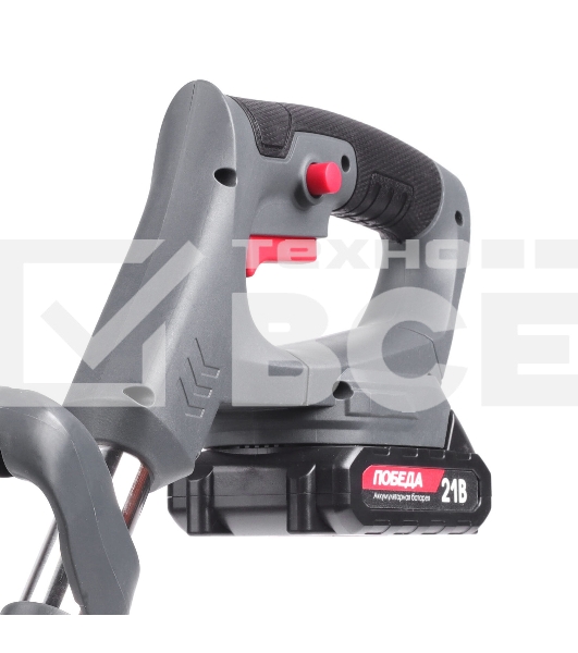 Триммер аккумуляторный Победа ТА 201 акб 21В 1,5Ач, 145мм ширина кошения, катушка и 2Т ножи