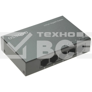 Коммутатор Osnovo SW-5G 5x1 Гбит/с неуправляемый