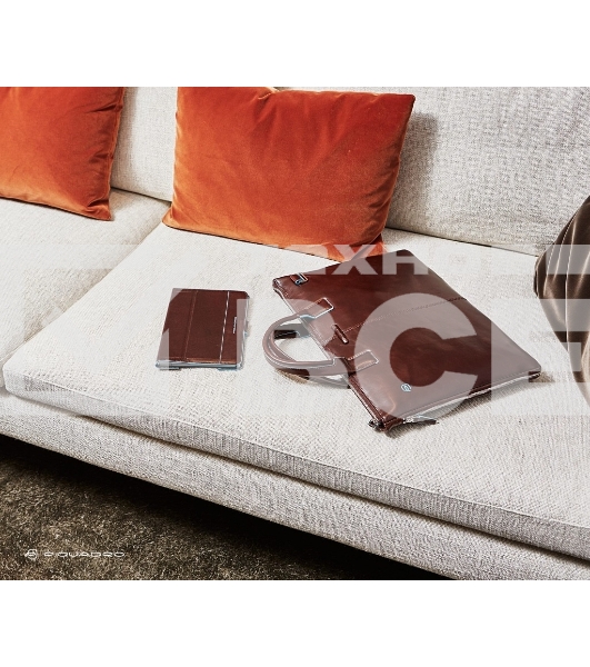 Сумка для ноутбука Piquadro Blue Square CA4021B2/MO коричневый натур.кожа