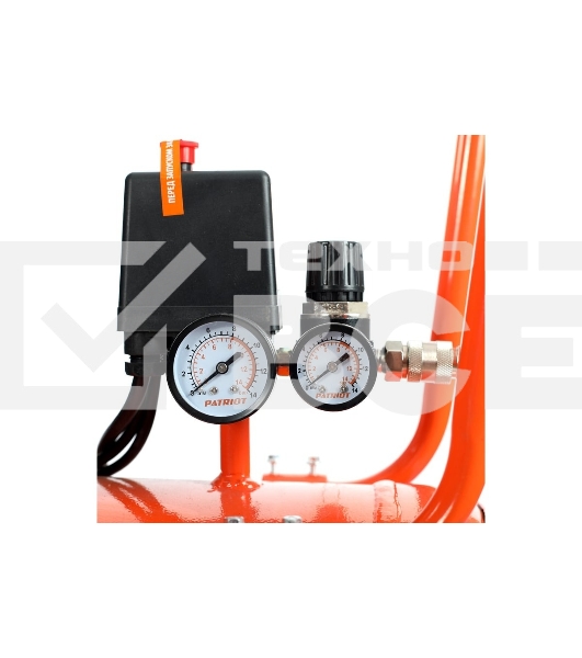 Компрессор Patriot поршневой безмасляный WO 100-440, 440 л/мин, 8 бар, 2500 Вт, 100 л, быстросъем и 