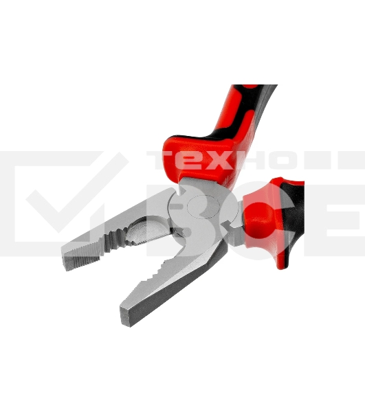 Плоскогубцы Matrix NICKEL 180 мм, никелированные, двухкомпонентные рукоятки