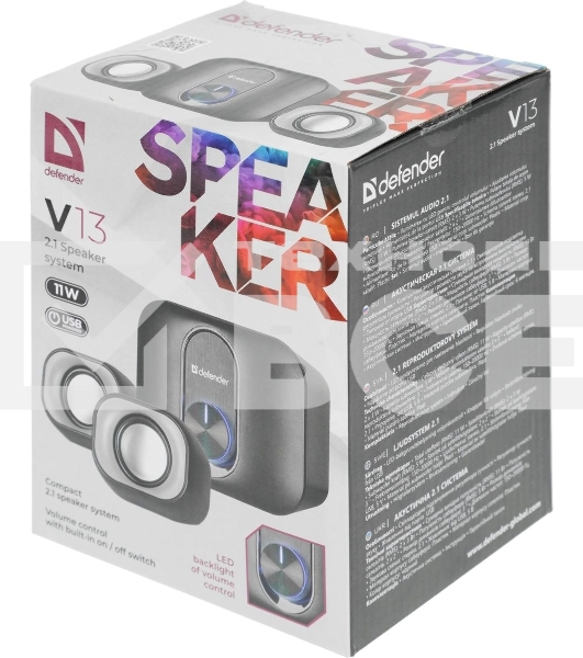 Акустическая система Defender V13 черный 0.59 кг
