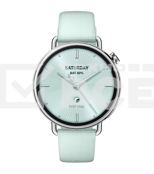 Умные часы Xiaomi Watch S4 41mm Fluororubber Strap(Mint Green)