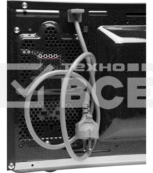 Микроволновая печь Samsung MS23T5018AK/BW черный, 23 л, 800 Вт, переключатели - сенсор