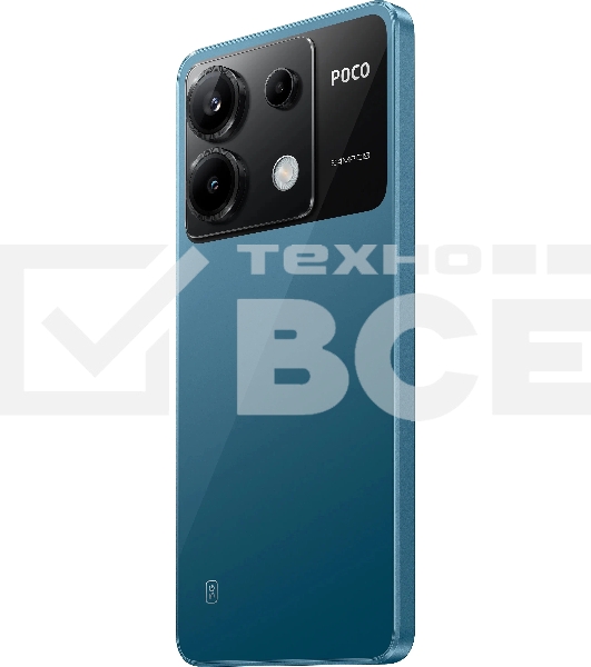 Смартфон POCO X6 5G, 12/256Gb, синий