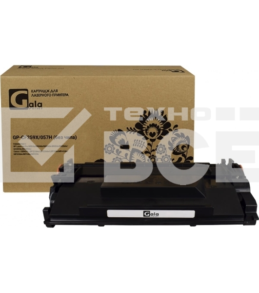 Картридж лазерный GalaPrint GP-CF259X (№59X) чёрный (с эмулятором 10000 стр) для HP LaserJet Pro M304a/M404dn/M404dw/M404n/M428dw/M428fdn/M428fdw
