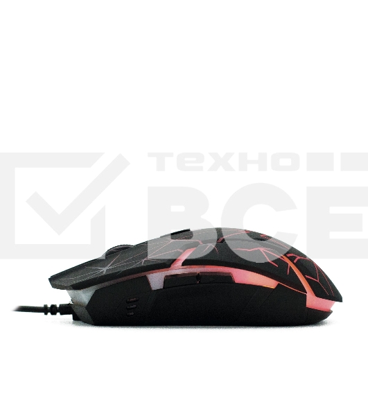 Мышь проводная Oklick 701G черный, 3600 dpi, USB, кнопки - 6