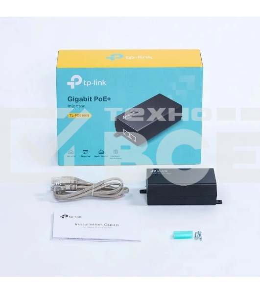 Инжектор PoE Gigabit PoE Injector, 802.3af/at compliant