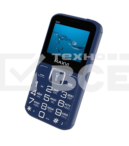 Мобильный телефон Maxvi B200 синий