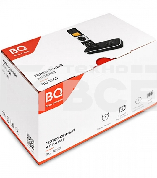 Радиотелефон DECT BQ 1865 черный/белый