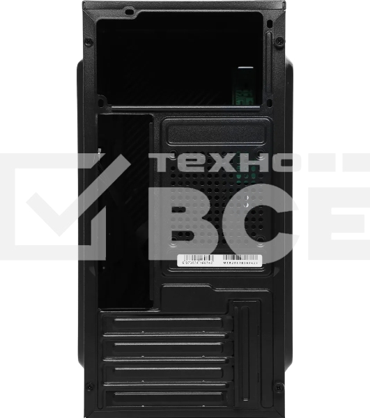 Компьютерный корпус Accord Entry ACC-2053B черный без БП mATX 1x80mm 1x120mm 2xUSB2.0 audio