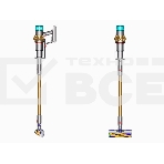 Пылесос вертикальный/ручной Dyson SV47 V15 DT золотистый, питание от аккумулятора, 240 Вт, уборка сухая, пылесборник 0.77 л, работа от АКБ max 60 мин, фото2