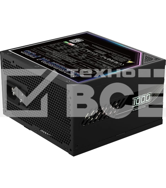 Блок питания Gigabyte ATX 1000W GP-AE1000PM PG5 Gen.5 80 PLUS platinum (20+4pin) APFC 120мм fan 16xSATA Cab Manag RTL