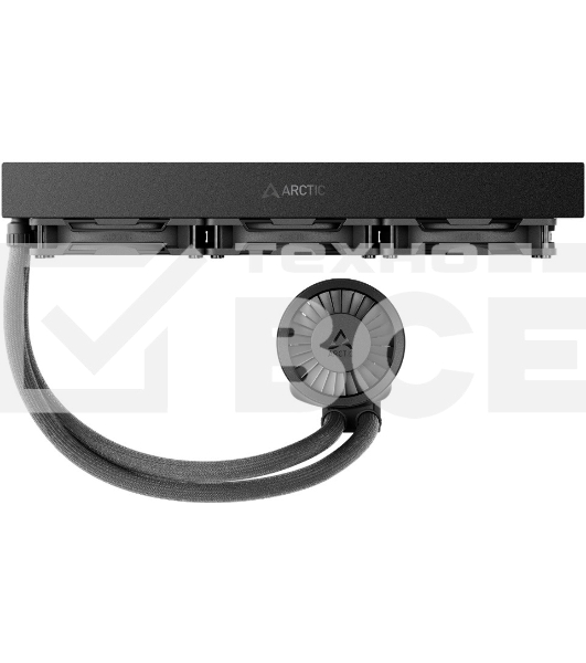 Жидкостная система охлаждения Arctic Cooling Liquid Freezer III Pro 360 Multi Compatible All-In-One ACFRE00180A черный 120мм алюминий+медь 3000rpm 4-pin