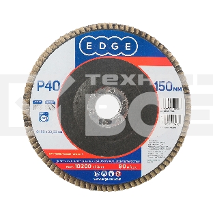 Круг лепестковый торцевой Edge by Patriot 150мм*22,23мм*P40