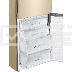 Холодильник Haier C4F640CGGU1 золотистый двухкамерный 285/115л морозилка снизу, No Frost, фото9