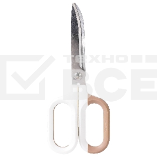 Ножницы офисные Deli Nusign ENS056-WT 145мм титановое покрытие сталь белый (упак.:1шт) блистер