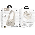 Наушники накладные HOCO (6942007601702) W46 Milky белый, фото3