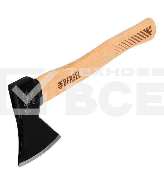 Топор Denzel 600 г, кованый, буковое топорище