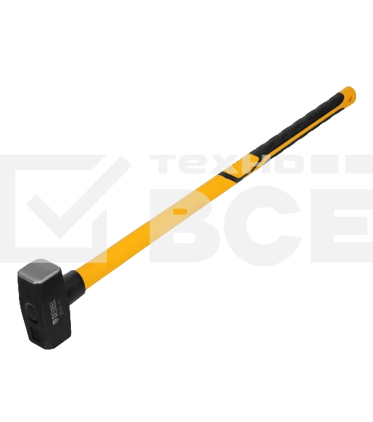 Кувалда Denzel 3000 г, кованая, фибергласовая рукоятка c TPR покрытием, 880 мм