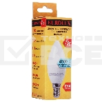 Лампа светодиодная EUROLUX LL-E-C37-7W-230-4K-E14 свеча, фото2