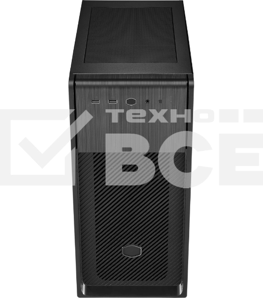 Компьютерный корпус Cooler Master Elite 500 w/o ODD bay, 2xUSB3.2, 1x120Fan, w/o PSU, Black, Steel left panel, ATX