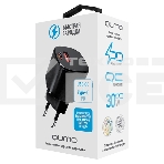 СЗУ Qumo Energy GaN Mini PD 30W (Charger 0072), два порта: Type-C PD + USB-A QC3.0, черный, фото3