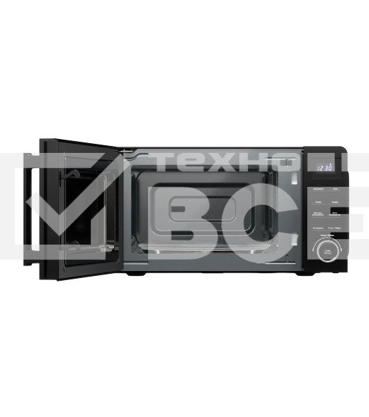 Микроволновая печь Kuppersberg TMW 202 B, High-Tech, отдельностоящая, объем 20 л, 10 уровней мощности, 11 автоматических программ, кварцевый гриль, таймер, поворотное/кнопочное управление, мощность 700 Вт, поворотный стол, черный