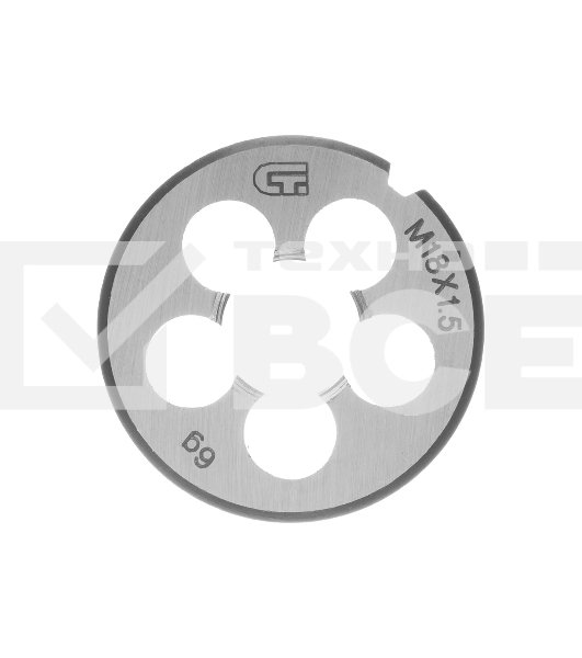 Плашка Сибртех М18x1,5 мм