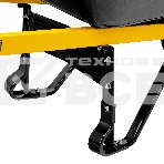 Тачка строительная Denzel усиленная, объем 140 л, 230 кг, колесо 15х6.00-6, фото6