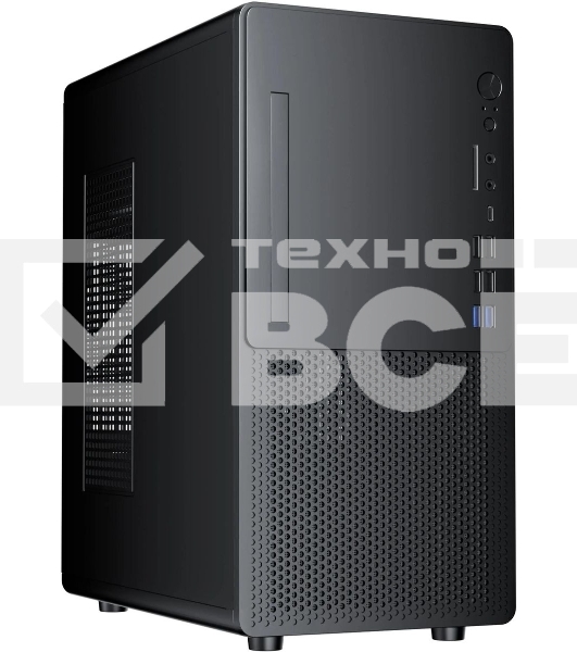Корпус Accord ACC-U02B OFFICE черный без БП mATX 2xUSB2.0 2xUSB3.0 2xUSB3.1 audio
