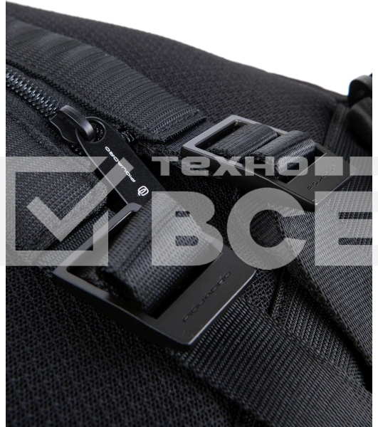 Рюкзак слинг мужской Piquadro Marcel CA6448W138/N черный нейлон/натур.кожа