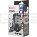 Мышь беспроводная Defender Effect X MS-095 черный, 1600 dpi, радиоканал, USB, кнопки - 6, фото3