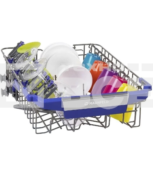 Встраиваемая посудомоечная машина Maunfeld MLP-08IMR, белый/черный, 44.5 см, 10 компл., 47 дБ, класс A++
