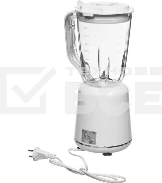 Блендер стационарный Candy CB-150 800Вт белый
