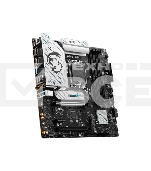 Материнская плата MSI B760M GAMING PLUS WIFI, LGA 1700, Intel B760, 4xDIMM DDR5, 4xSATA, 2xM.2, 1xPCI-E 4.0 x16, 1xPCI-E 3.0 x1, 2xHDMI, 2xDP, 1x 2.5Gb LAN, 2xUSB-A 3.2 Gen 2, 4xUSB 2.0, Micro-ATX