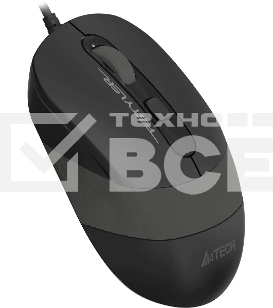 Мышь проводная A4Tech Fstyler FM10ST серый, 1600 dpi, USB, кнопки - 4